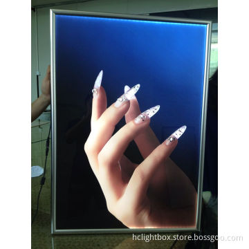 Acrylic Sheet Poster Frame with Light Wall Mounted Photo Light Box Poster Light Box